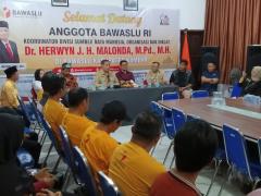 Kunjungi Bawaslu Kampar, Herwyn Anggota Bawaslu RI: Panwascam dan PKD Ujung Tombak Pengawasan